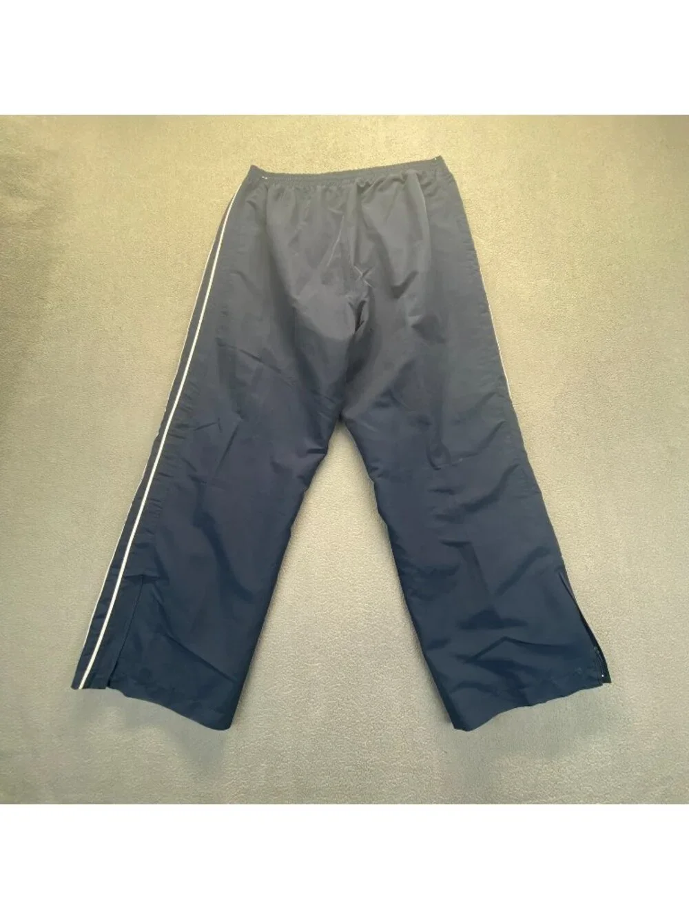 Vintage Reebok Pants Mens XL Navy 90s Y2K Parachute Track Windbreaker Lined